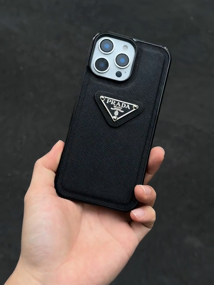 普拉達金屬立標手機殼-ZUIHANG SHOP